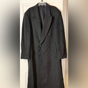 Nino Cerruti Men’s Cashmere Wool Blend Men's Peacoat - Size 44L - Vintage 1980s